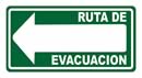 GS-125 SEÑALAMIENTO DE RUTA DE EVACUACION IZQUIERDA